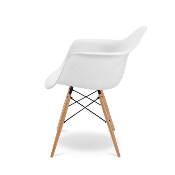 Cadeira Eames Braço Polipropileno Base Madeira Eiffel Espresso Móveis - 2