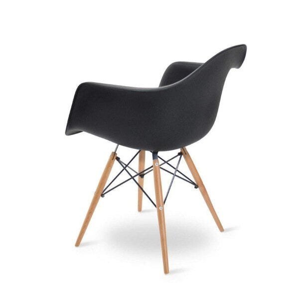 Cadeira Eames Braço Polipropileno Base Madeira Eiffel Espresso Móveis - 3