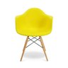 Cadeira Eames Braço Polipropileno Base Madeira Eiffel Espresso Móveis - 3
