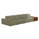 Ver imagem 1 de Sofá Ilha 4 Lugares Living 512cm Modulado Lary Bouclê K01 Cor Verde