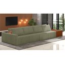 Ver imagem 5 de Sofá Ilha 4 Lugares Living 512cm Modulado Lary Bouclê K01 Cor Verde