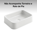 Ver imagem 6 de Cuba de Banheiro em Plástico Retangular Borda Arredondada Sobrepor P/ Lavabo e Banheiro - Branco
