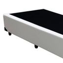 Ver imagem 4 de Cama Box Solteiro Colchão Espuma D28 Bambo Branco Ducci + Box Sintético Branco (54x78x188)