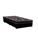 Ver imagem 1 de Cama Box Solteiro Colchão Espuma D28 Oriental Preto Ducci + Box Sintético Preto (54x78x188)