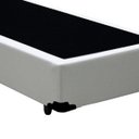 Ver imagem 5 de Cama Box Solteiro Colchão Espuma D28 Oriental Preto Ducci + Box Sintético Branco (54x78x188)