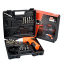 Ver imagem 2 de Parafusadeira Furadeira sem Fio Recarregável com Maleta 45 Peças