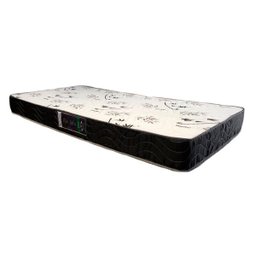 Cama Box Solteiro Colchão Espuma D28 Bambo Branco Ducci + Box Sintético Branco (54x88x188) - 2