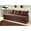 Ver imagem 1 de Sofá Cama 3 em 1 Tecido Suede Marrom