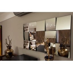 Espelho Decorativo Designer Bronze Pequeno - 1