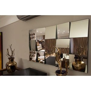 Espelho Decorativo Designer Bronze Pequeno