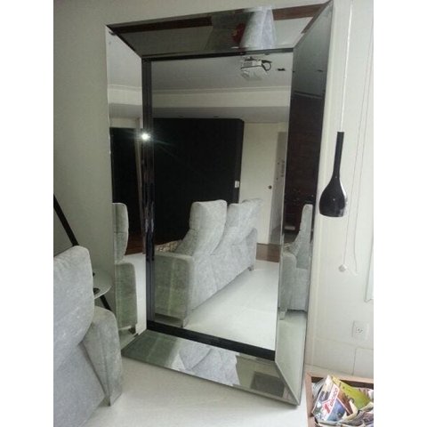 Espelho de Chão Chanfrado Bisote