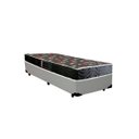 Ver imagem 1 de Cama Box Solteiro Colchão Espuma D28 Oriental Preto Ducci + Box Sintético Branco (57x88x188)