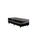 Ver imagem 1 de Cama Box Solteiro Colchão Espuma D28 Oriental Preto Ducci + Box Suede Preto (57x88x188)