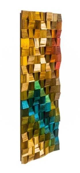 Quadro de Madeira Fly Parkiet Brasil 35cm x 90cm - 3
