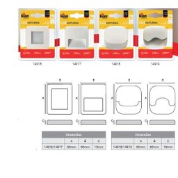 Luz Noturna Ki01 com Sensor de Luminosidade 0,5W Kian - 3 Luz Noturna Ki01 com Sensor de Luminosidade 0,5W Kian - 3