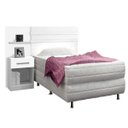 Ver imagem 2 de Cabeceira Solteiro 1 Mesa de Apoio 1 Gaveta Pequim Leifer