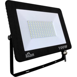 Refletor Projetor Led Preto 100w Biv 6.500k (14470) Kian