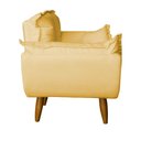 Ver imagem 3 de Poltrona Opala Infantil Decorativa Mini Sofá para Criança Suede Amarelo - Ninho Decor