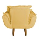 Ver imagem 4 de Poltrona Opala Infantil Decorativa Mini Sofá para Criança Suede Amarelo - Ninho Decor