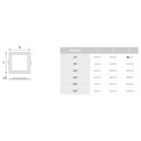 Ver imagem 3 de Luminária de Embutir Quadrada Slim G2 18W 6000K - KIAN