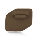 Ver imagem 4 de Sofá Ilha Dakota Chaise 168cm Modulado Encosto Almofada Solta Veludo Marrom G33 - Gran Belo