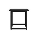 Ver imagem 2 de Mesa Escritório Pé Quadro - 1,70x0,70m - s/ Gavetas - Preto / Preto - 26003