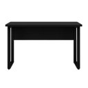 Ver imagem 3 de Mesa Escritório Pé Quadro - 1,70x0,70m - s/ Gavetas - Preto / Preto - 26003