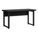 Ver imagem 1 de Mesa Escritório Pé Quadro - 1,70x0,70m - s/ Gavetas - Preto / Preto - 26003