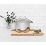 Espagueteira Tramontina Allegra Aço Inox com Fundo Triplo 22 Cm 5,5 L - 2
