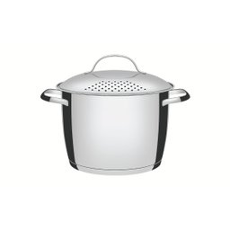 Espagueteira Tramontina Allegra Aço Inox com Fundo Triplo 22 Cm 5,5 L - 1