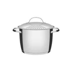Espagueteira Tramontina Allegra Aço Inox com Fundo Triplo 22 Cm 5,5 L