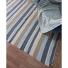 Tapete de Algodão Listrado 2x1,45 M - Cinza Chumbo - 5