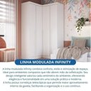 Ver imagem 4 de Guarda-Roupa Modulado 3 Peças Infinity Branco/Line