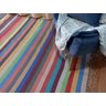 Tapete de Algodão Listrado 2x1,45 M - Colorido - 4