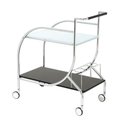 Ver imagem 1 de Carrinho Bar Solano Cromado com Vidro Liso - 17471