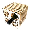 Ver imagem 1 de Mini Adega Mdf para 04 Garrafas