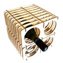 Ver imagem 2 de Mini Adega Mdf para 04 Garrafas