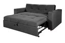 Ver imagem 2 de Sofá Cama Austin Reclinável com Bluetooth Usb e Porta Copos Pompeia Chumbo