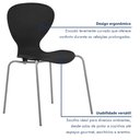 Ver imagem 4 de Cadeira Empilhável Base Aço Tubular Flash