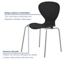 Ver imagem 5 de Cadeira Empilhável Base Aço Tubular Flash