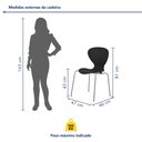 Ver imagem 2 de Cadeira Empilhável Base Aço Tubular Flash