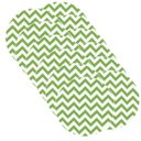 Ver imagem 1 de Sousplat Chevron Verde - 12 Peças - com Base