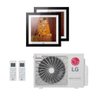 Ar-Condicionado Multi Split Inverter LG 18000 (2x Evaporadora Artcool Gallery 9.000) Quente/Frio 220 - 1