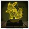 Luminária Led 3d | Blastoide Pokemon | Abajur - 1