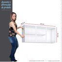 Ver imagem 4 de Armário Aéreo de Cozinha 3 Portas Juno 120 Cozimax Cinza Argila