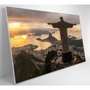 Ver imagem 5 de Quadro Monumento Cristo Redentor Rio de Janeiro Medidas 90x60 Cm Impressão Adesivo Fotográfico