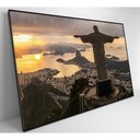 Ver imagem 4 de Quadro Monumento Cristo Redentor Rio de Janeiro Medidas 90x60 Cm Impressão Adesivo Fotográfico