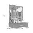 Ver imagem 3 de Conjunto para Quarto de Cômodas e Penteadeira Floratta Branco