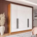Ver imagem 1 de Guarda Roupa Casal 161,2cm com 4 Portas e 4 Gavetas 240833 Valência Politorno Móveis