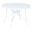 Ver imagem 2 de Mesa Tampo em Alumínio Ø 105 Slim Branco